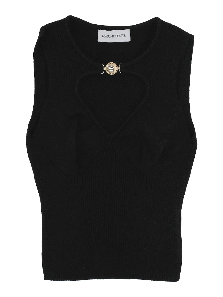 MARINE SERRE Top Black