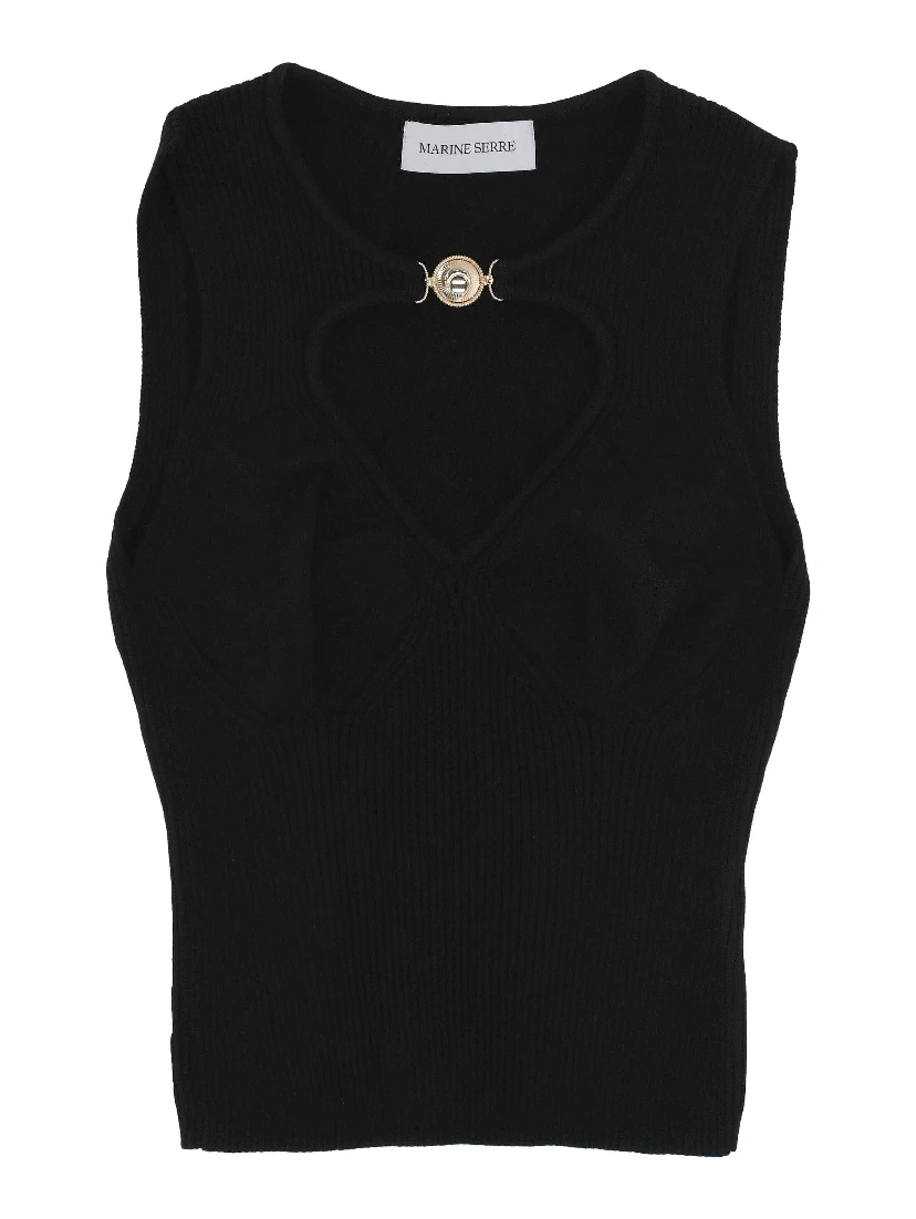 MARINE SERRE Top Black