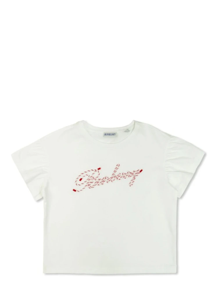 Burberry Kids T-shirts and Polos White