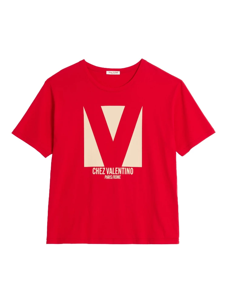 Valentino T-shirts and Polos Red