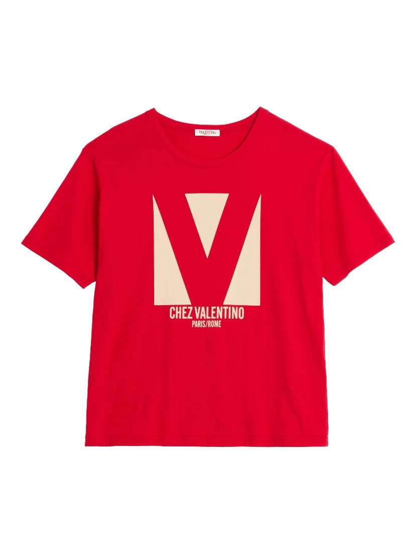 Valentino T-shirts and Polos Red