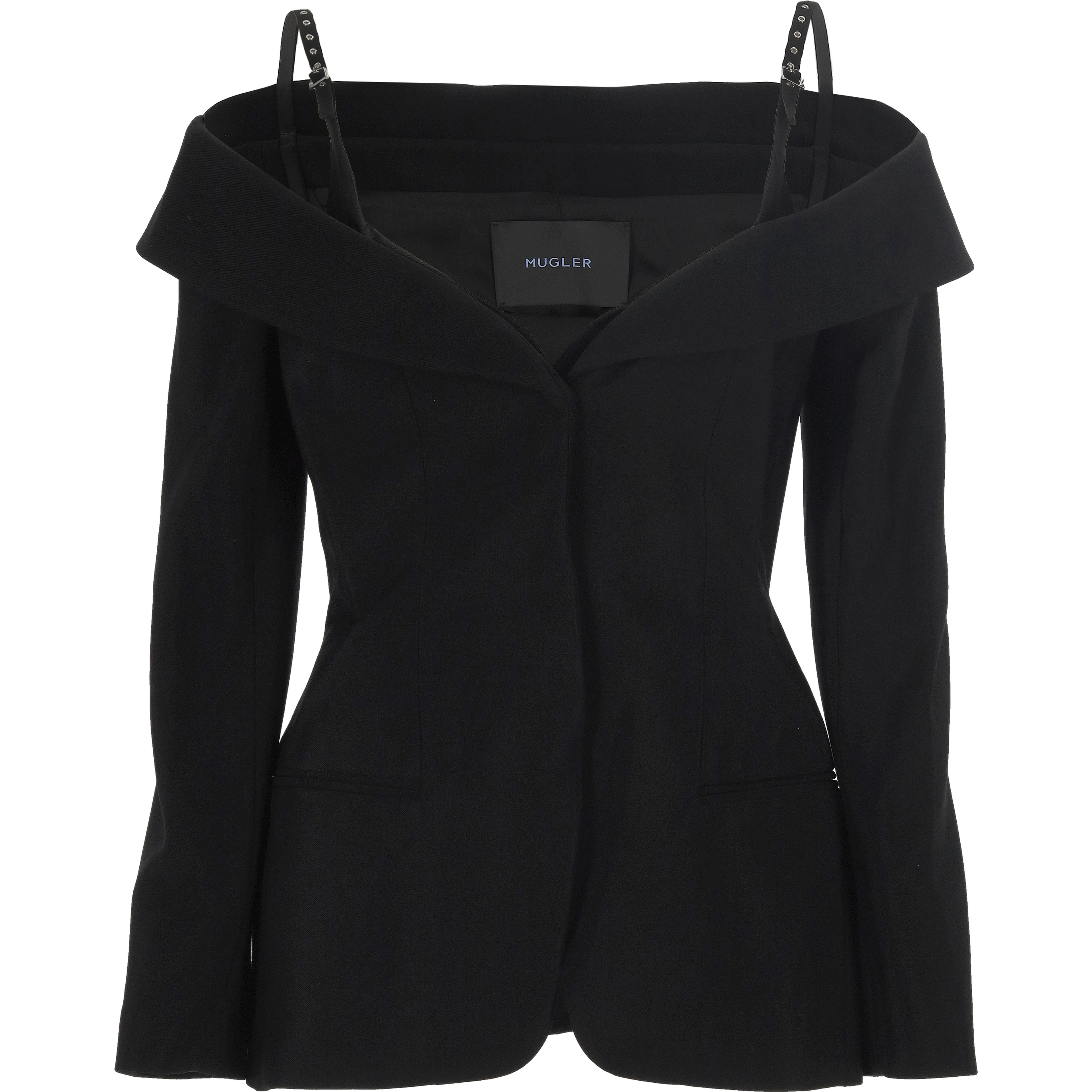 MUGLER Jackets Black