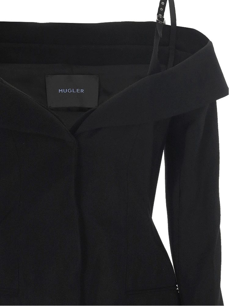 MUGLER Jackets Black alternative