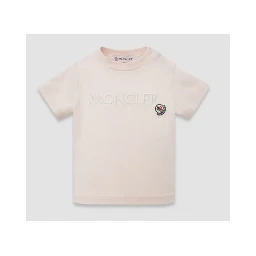 MONCLER KIDS T-shirts and Polos Pink
