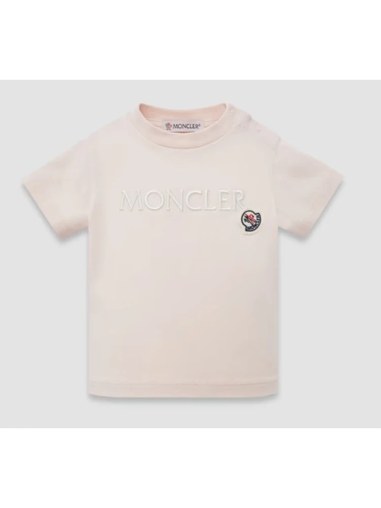 MONCLER KIDS T-shirts and Polos Pink