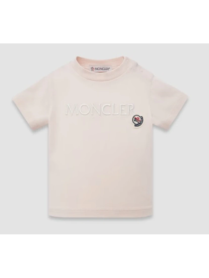 MONCLER KIDS T-shirts and Polos Pink