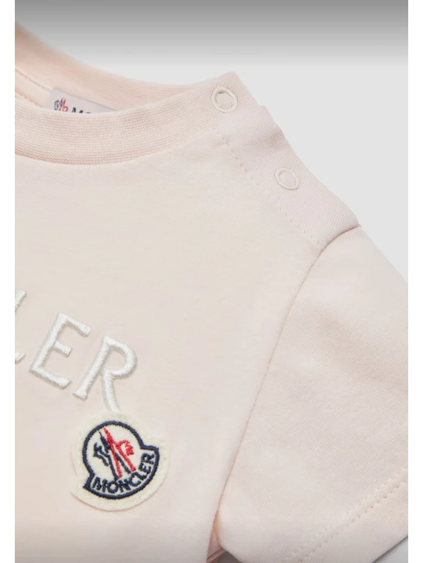 MONCLER KIDS T-shirts and Polos Pink