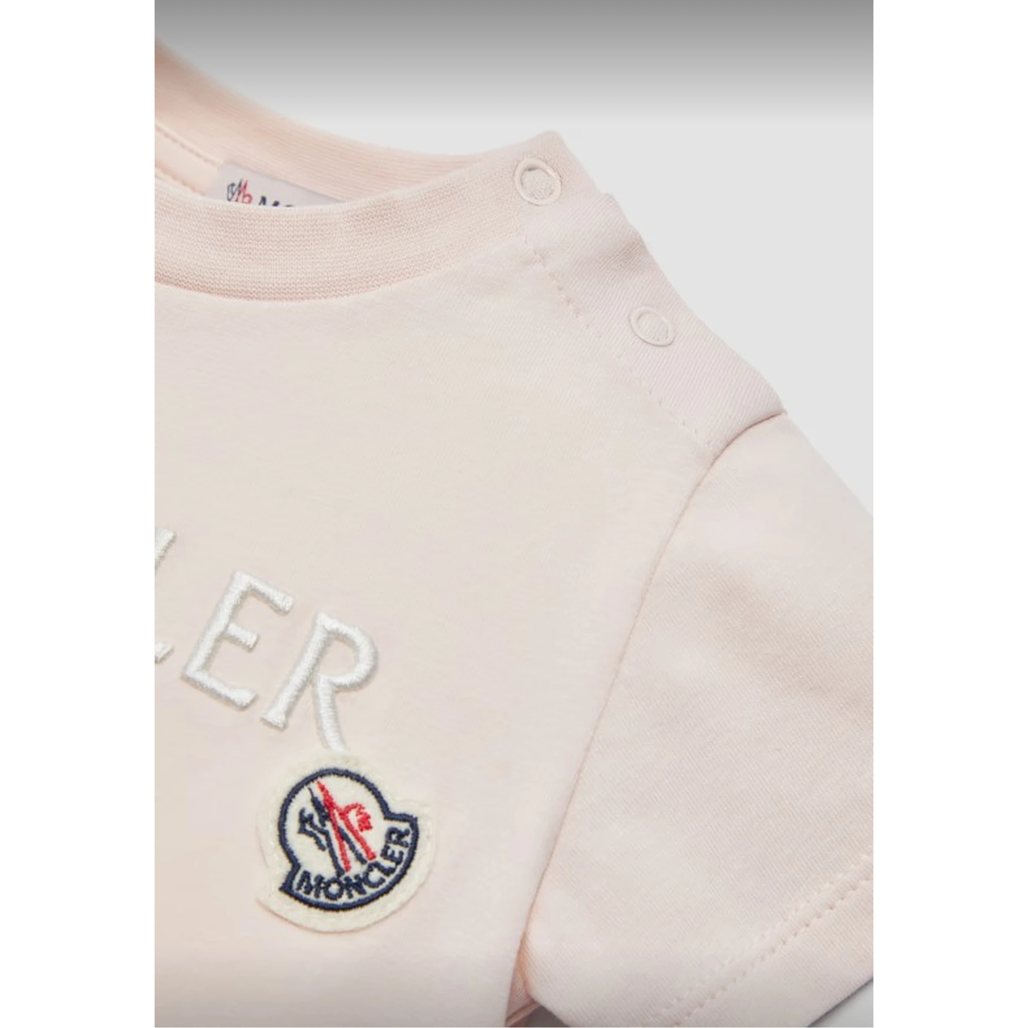 MONCLER KIDS T-shirts and Polos Pink