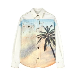 Palm Angels Shirts Beige