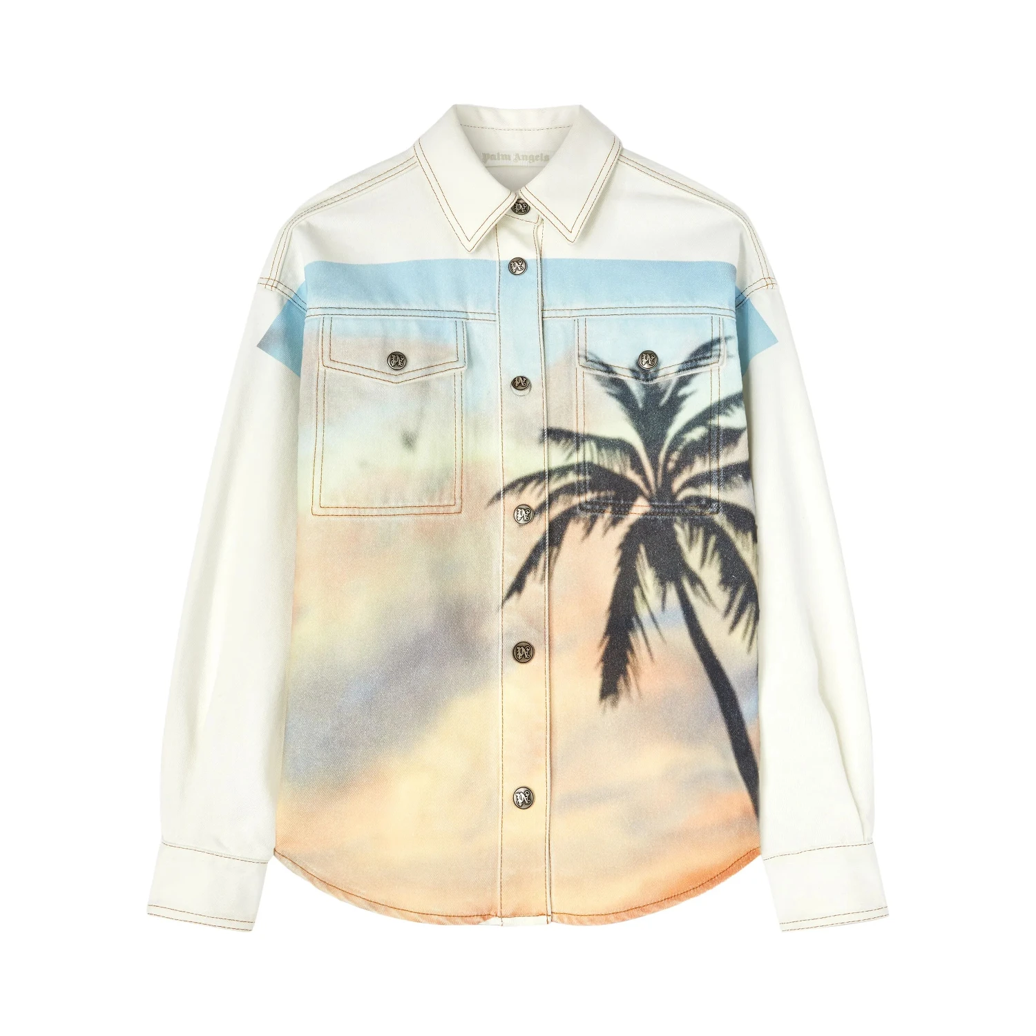 Palm Angels Shirts Beige