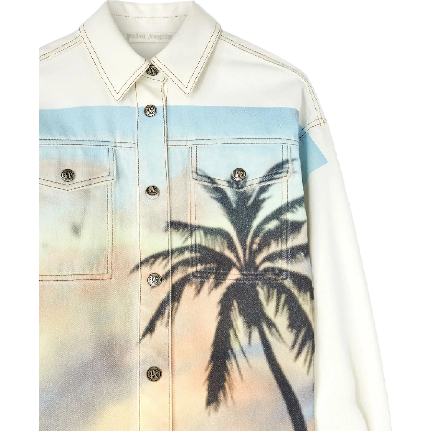 Palm Angels Shirts Beige