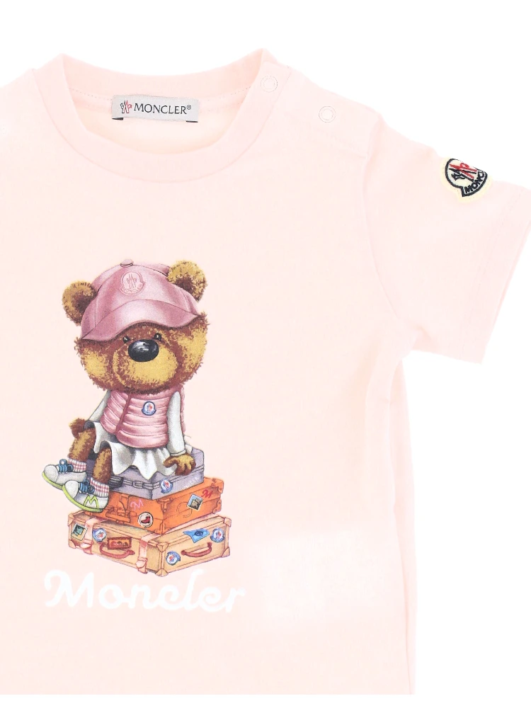 MONCLER KIDS T-shirts and Polos Pink alternative