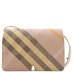 Snip Check Jacquard Flap Shoulder Bag