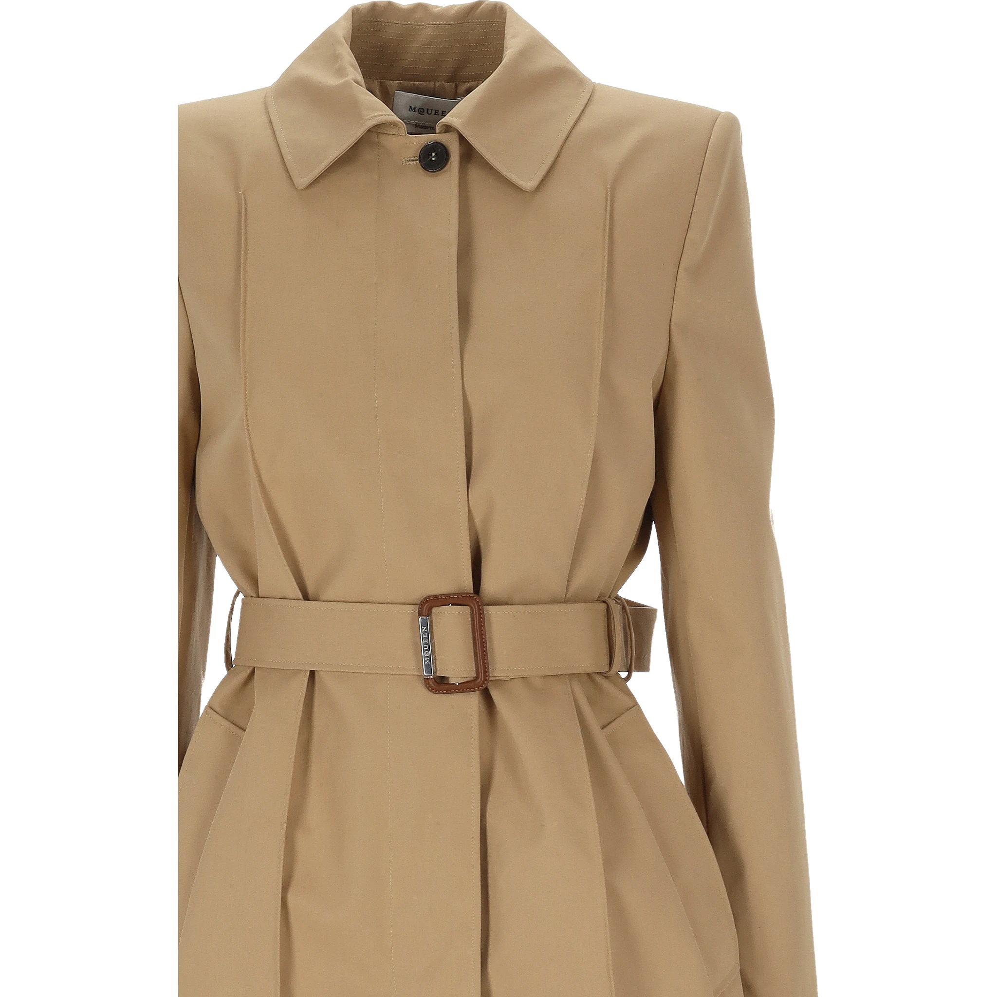 Alexander McQueen Coats Beige