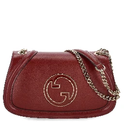Blondie leather top handle shoulder bag