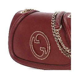 Blondie leather top handle shoulder bag