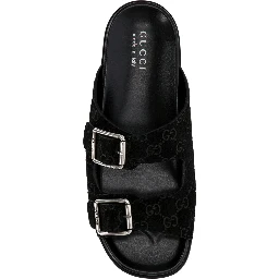 صندل غوتشي أسود