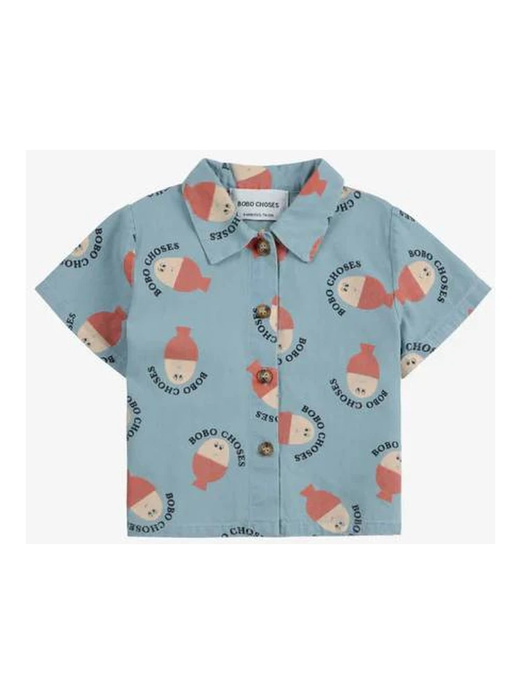 Bobo Choses Shirts Blue