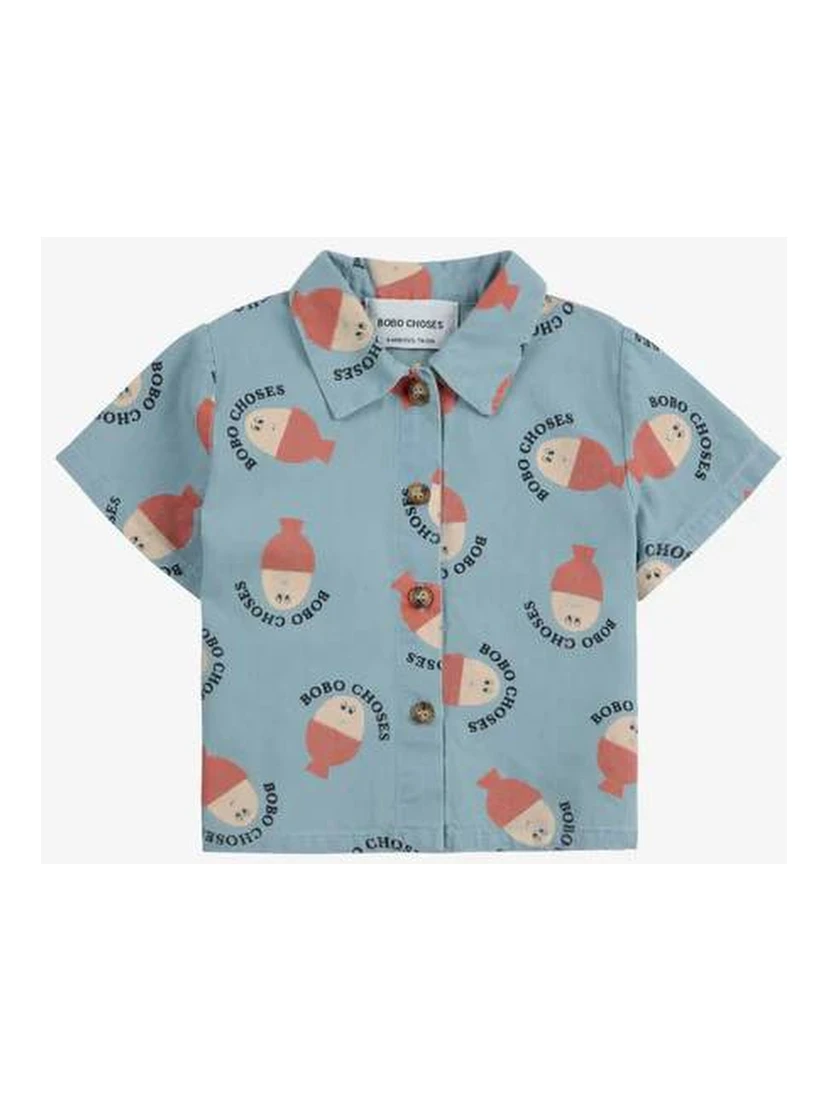 Bobo Choses Shirts Blue