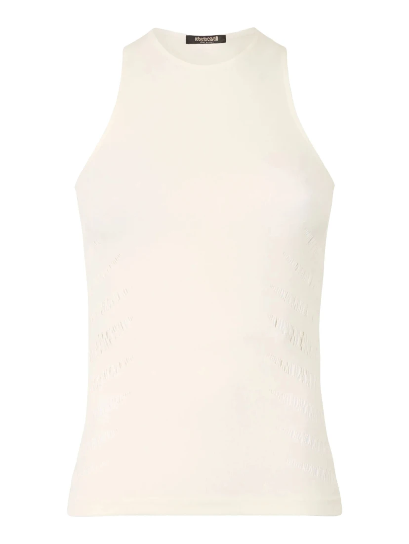 Roberto Cavalli Top White
