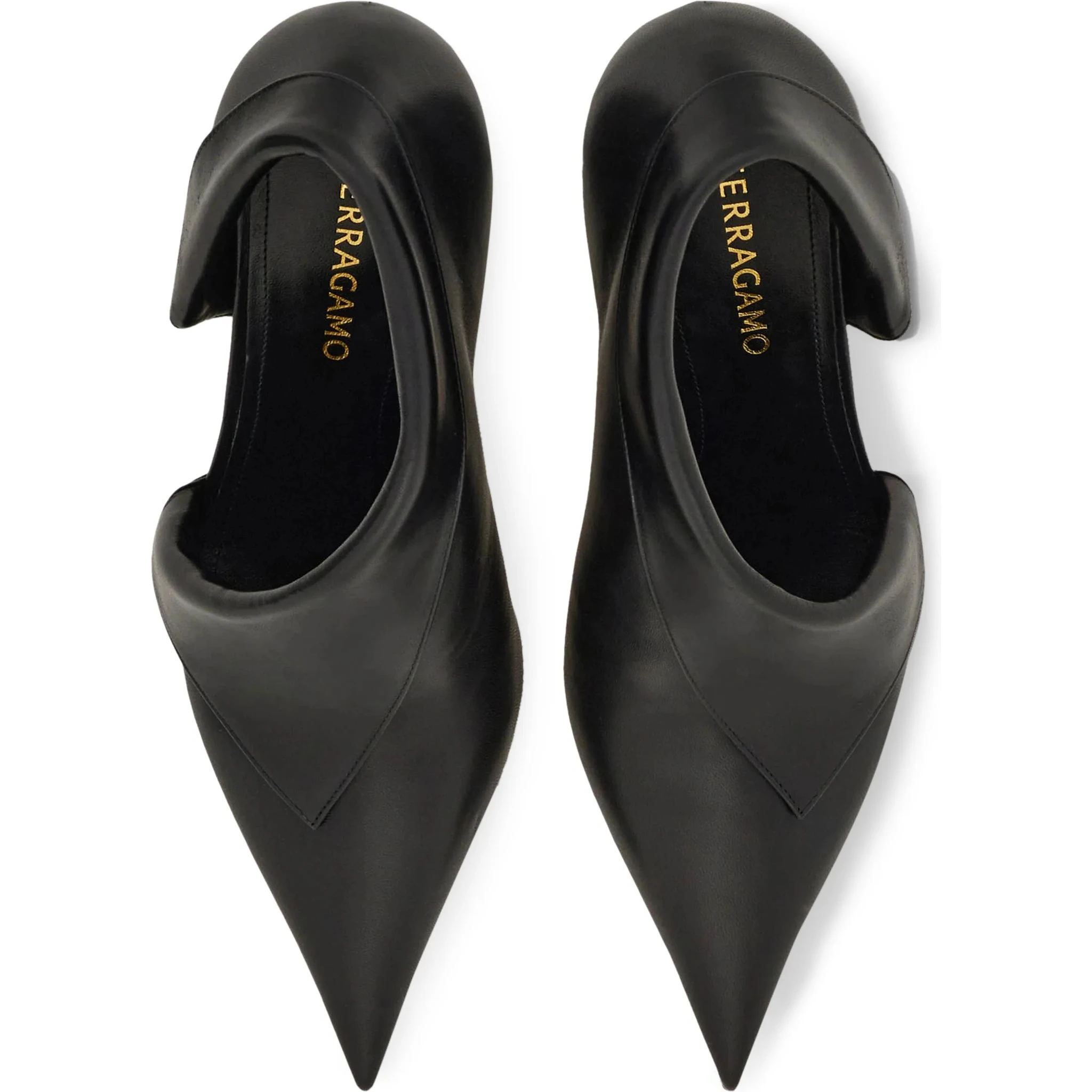 Ferragamo With Heel Black