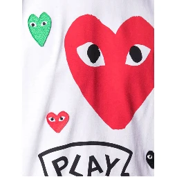 COMME DES GARCONS PLAY T-shirts and Polos White