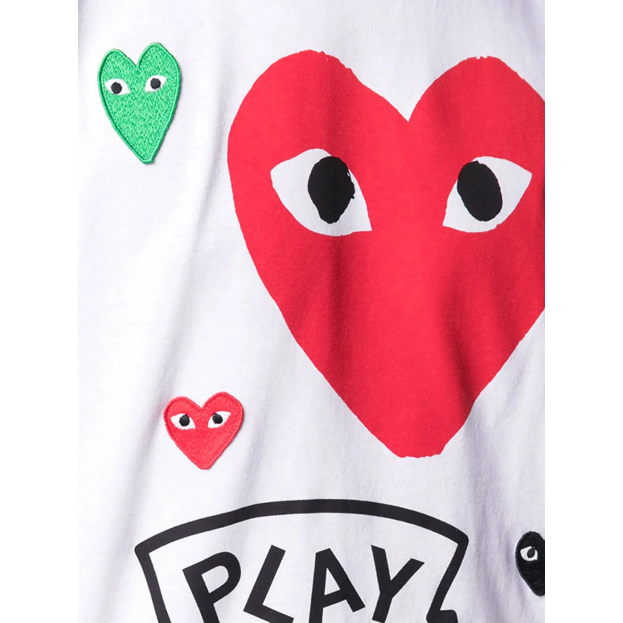 COMME DES GARCONS PLAY T-shirts and Polos White