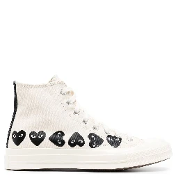 حذاء رياضي COMME DES GARCONS PLAY باللون الأبيض