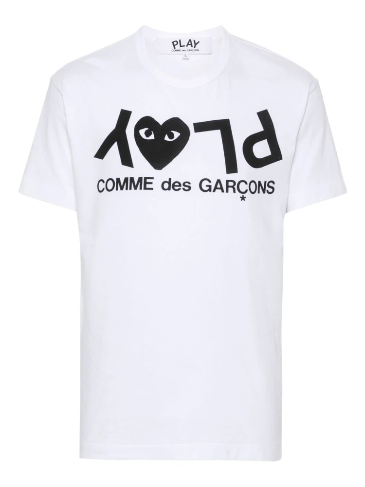 COMME DES GARCONS PLAY T-shirts and Polos White