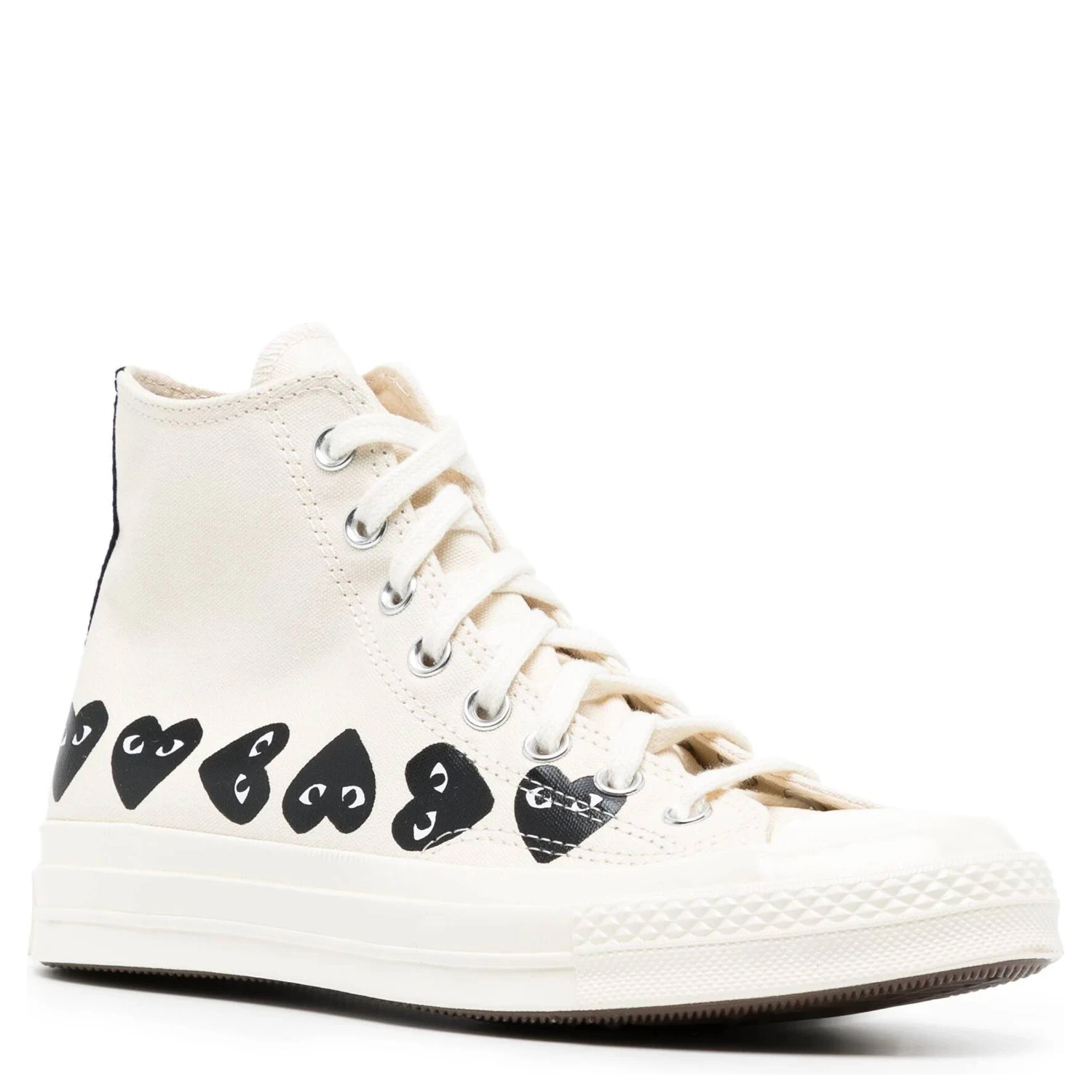 حذاء رياضي COMME DES GARCONS PLAY باللون الأبيض