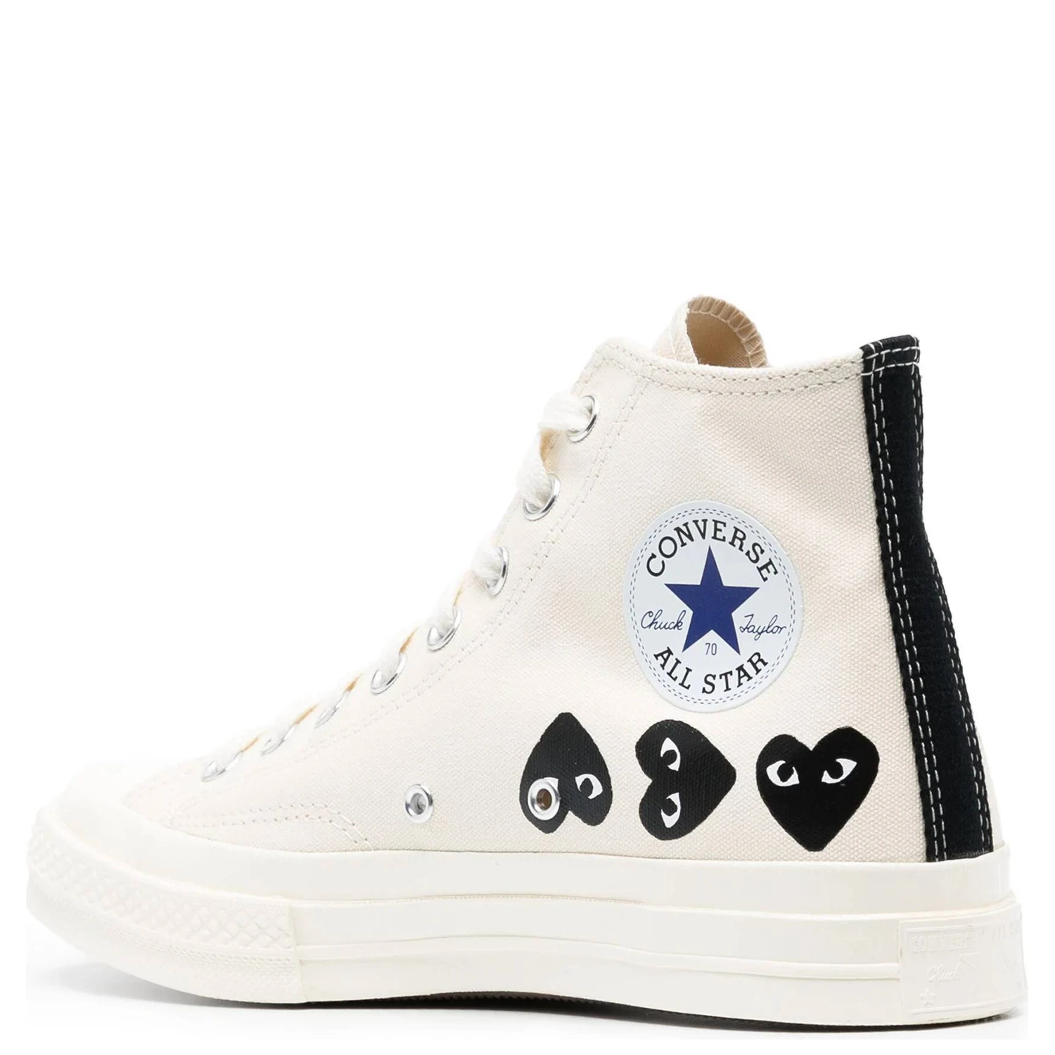 حذاء رياضي COMME DES GARCONS PLAY باللون الأبيض