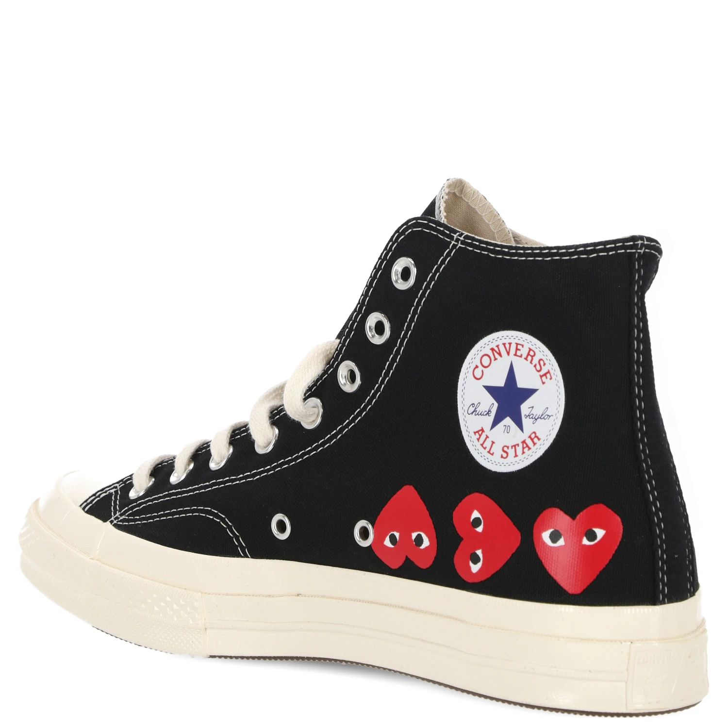 أحذية رياضية COMME DES GARCONS PLAY باللون الأسود