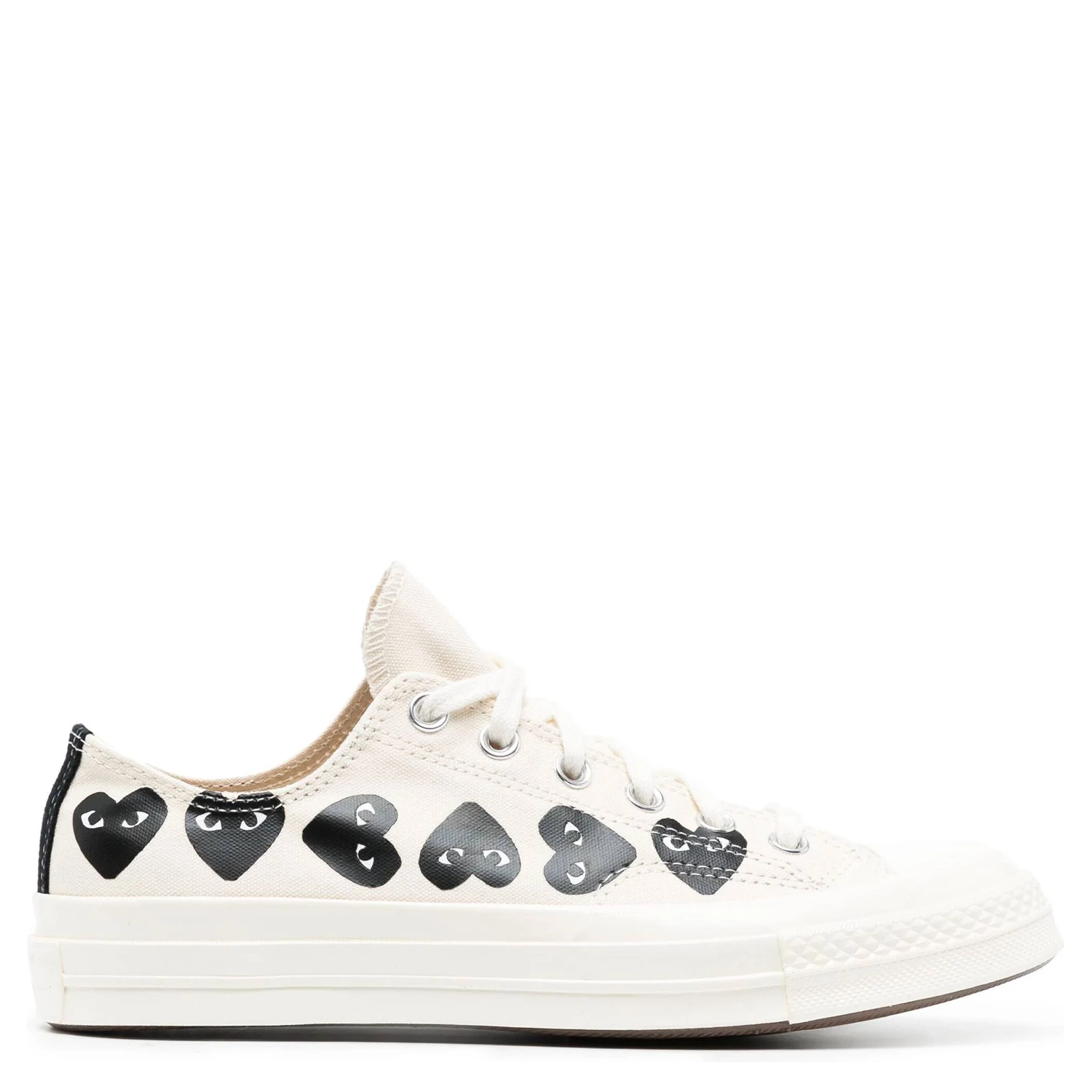 حذاء رياضي COMME DES GARCONS PLAY باللون الأبيض