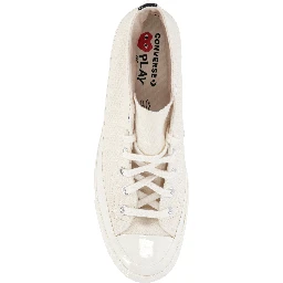 حذاء رياضي COMME DES GARCONS PLAY باللون الأبيض