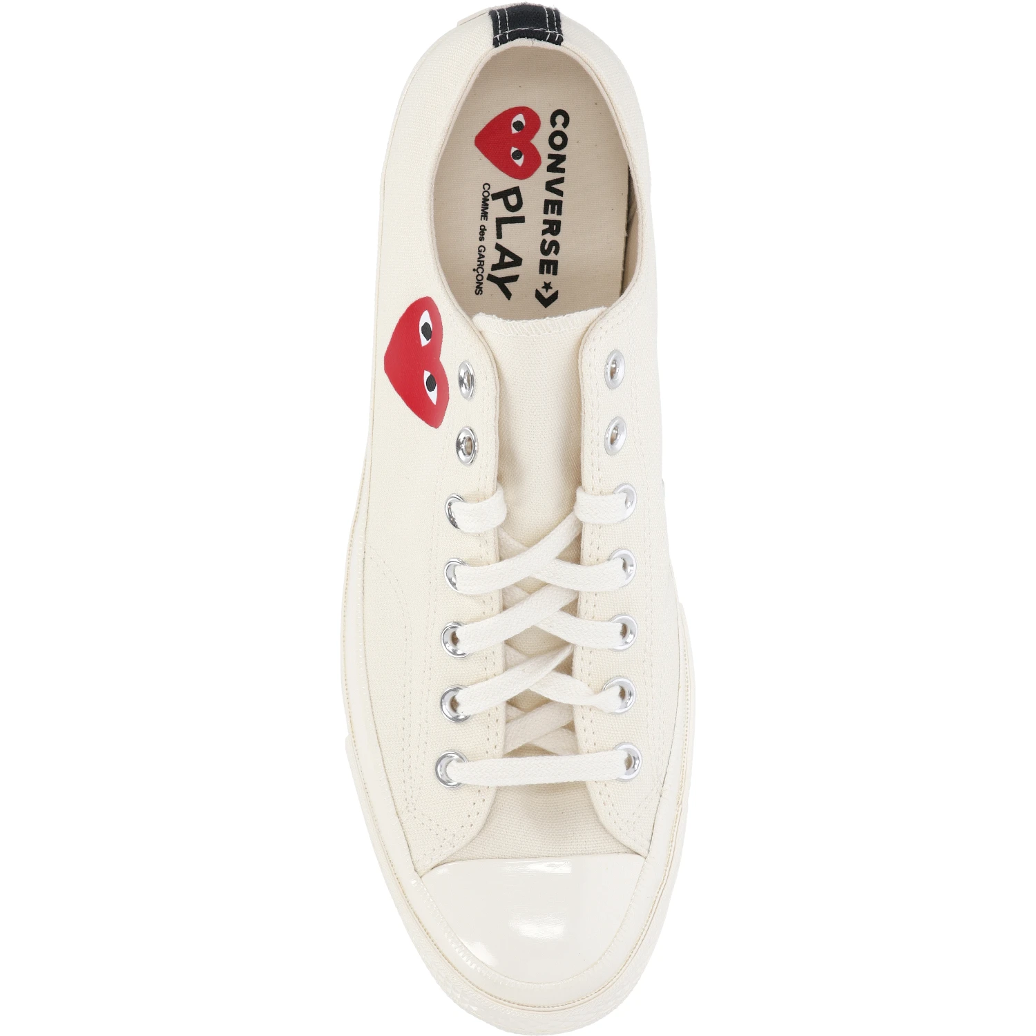 حذاء رياضي COMME DES GARCONS PLAY باللون الأبيض