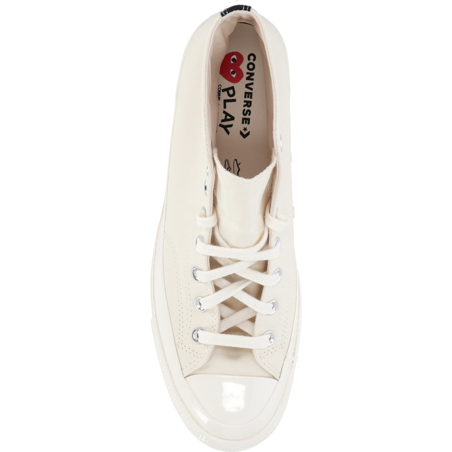 حذاء رياضي COMME DES GARCONS PLAY باللون الأبيض