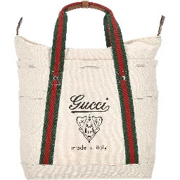 حقيبة قماشية كبيرة مطبوعة