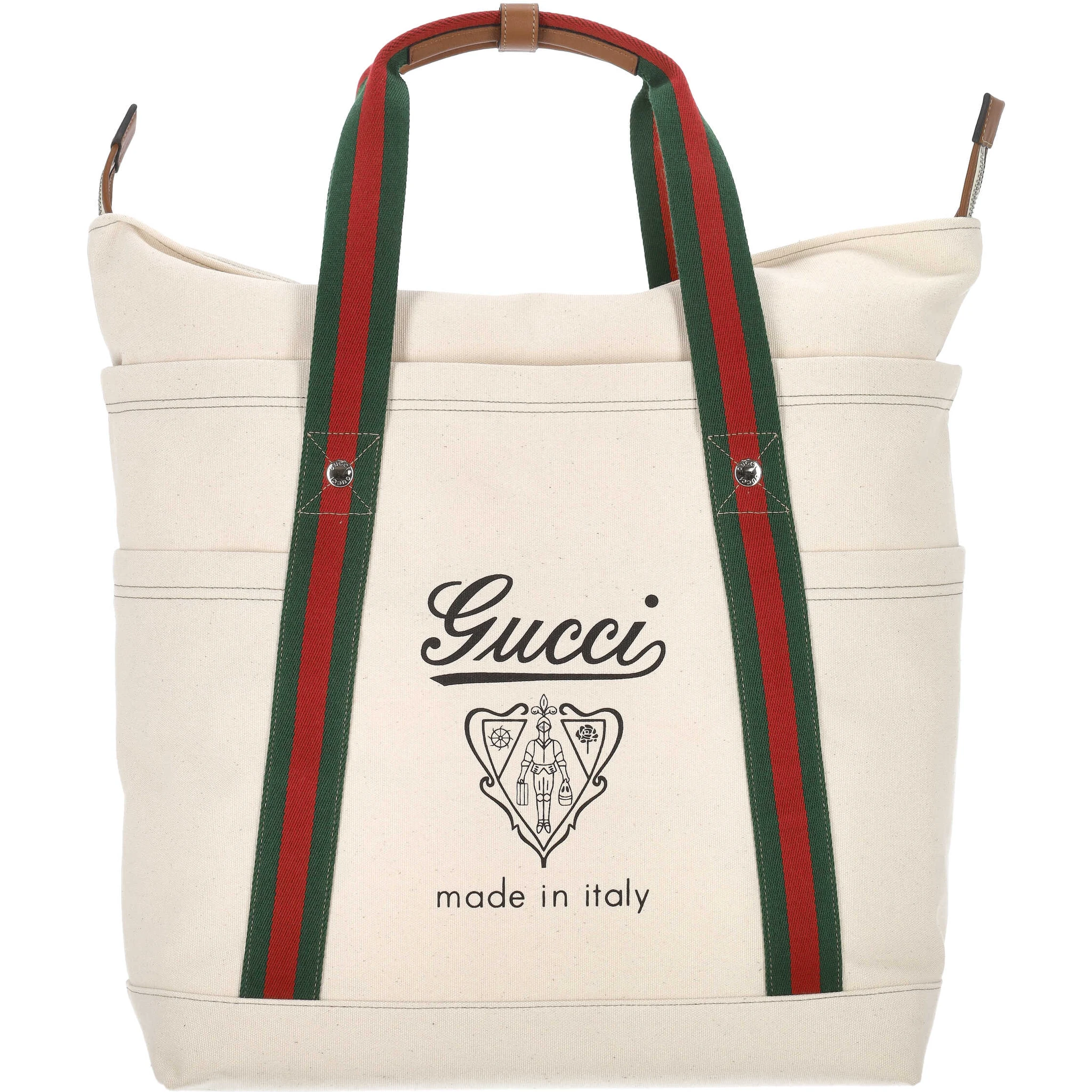 حقيبة قماشية كبيرة مطبوعة