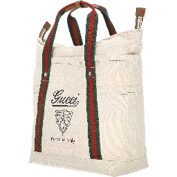 حقيبة قماشية كبيرة مطبوعة