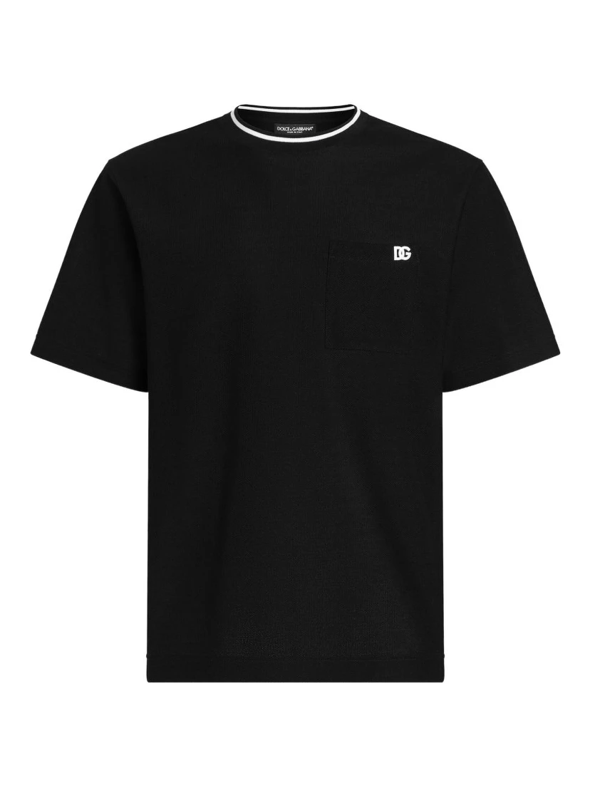 Dolce & Gabbana T-shirts and Polos Black