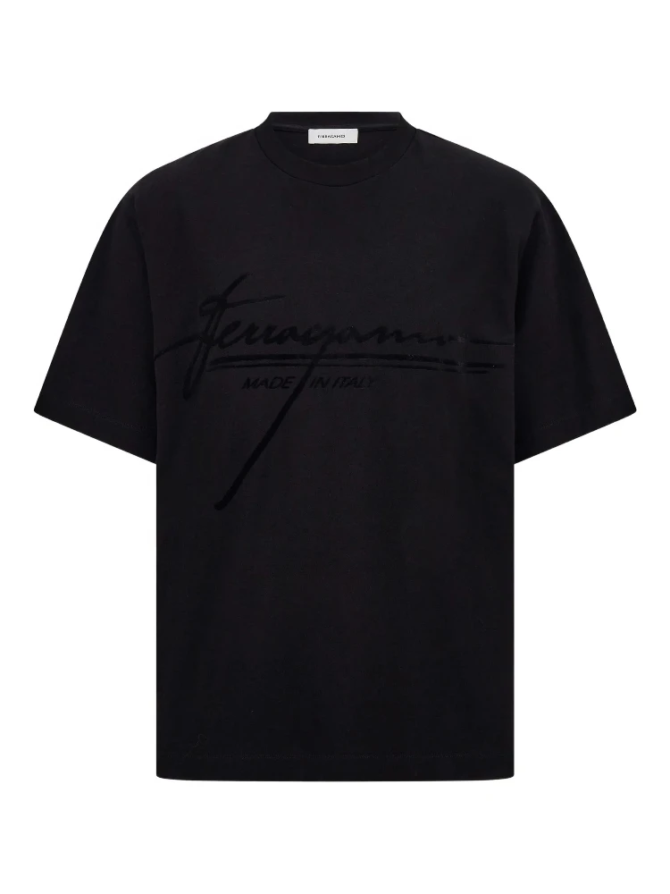 Ferragamo T-shirts and Polos Black