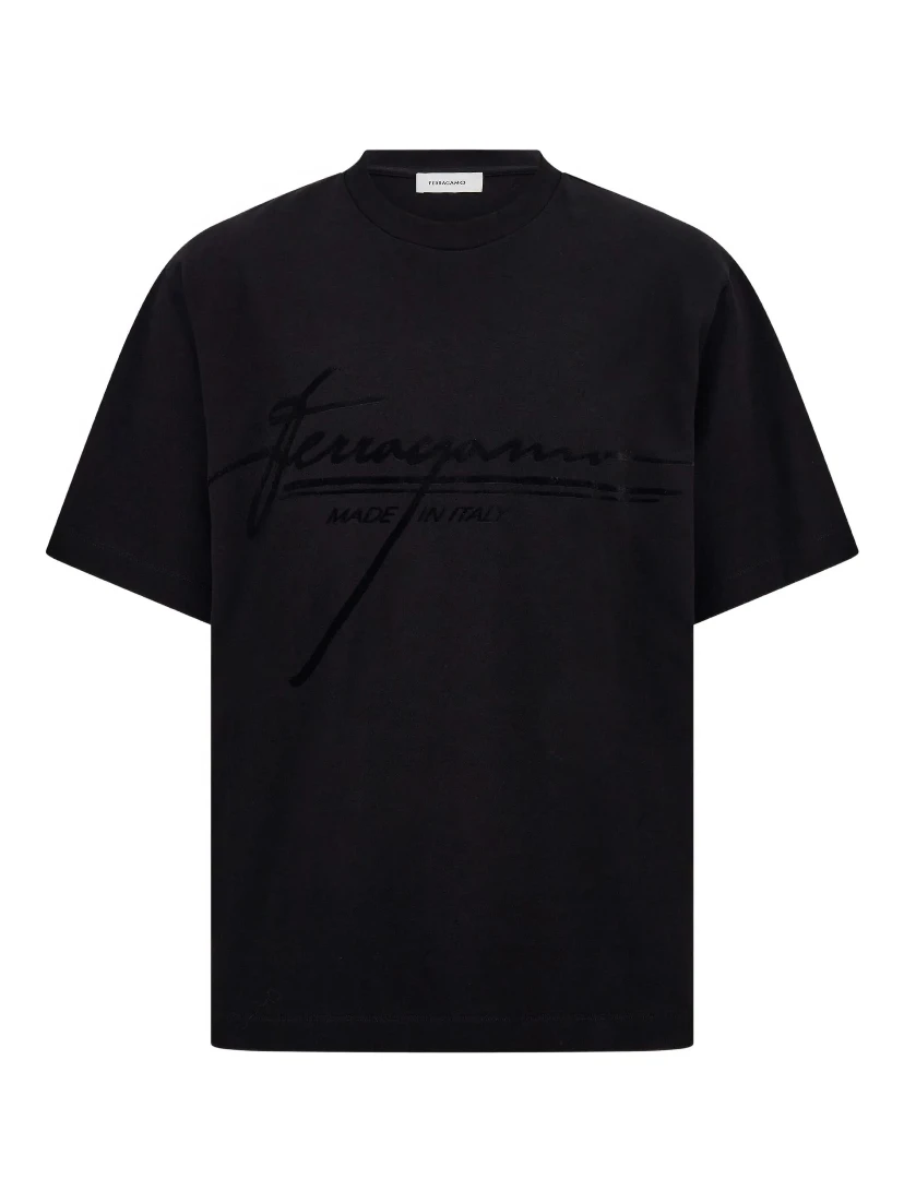 Ferragamo T-shirts and Polos Black