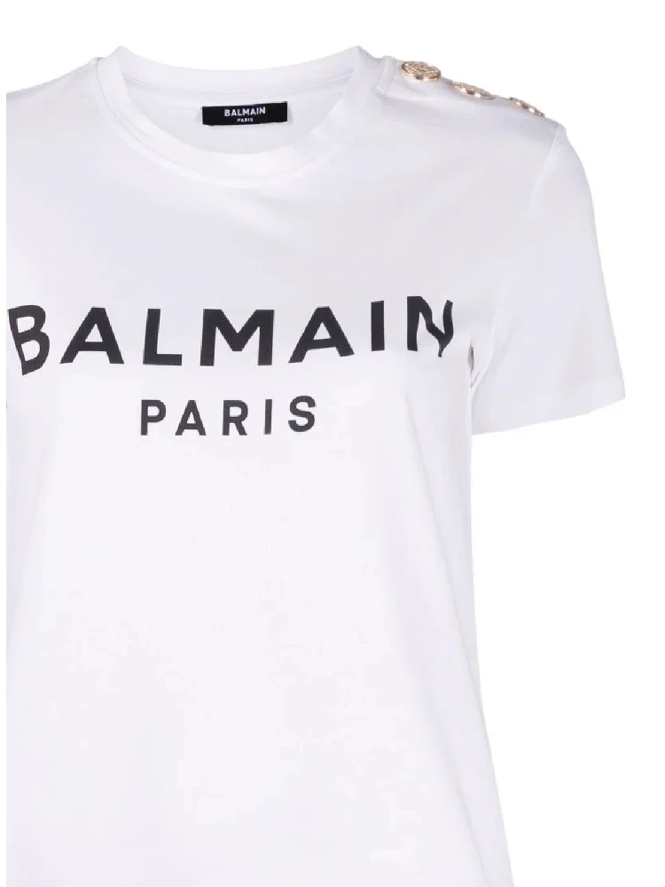 Balmain T-shirts and Polos White alternative