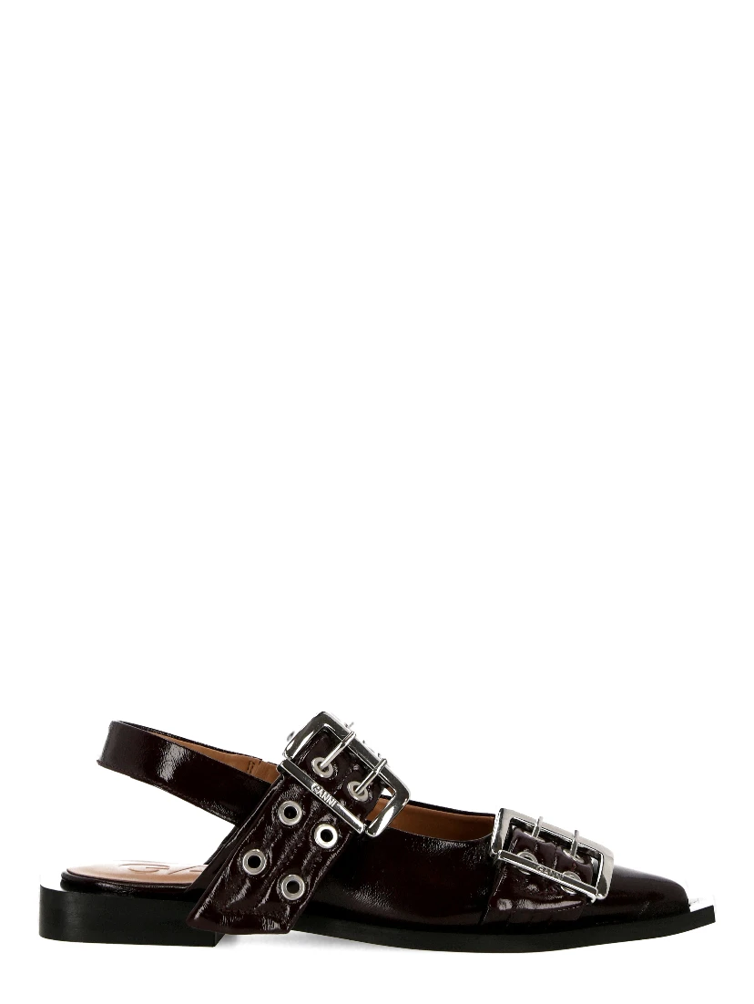 GANNI Flat shoes Purple