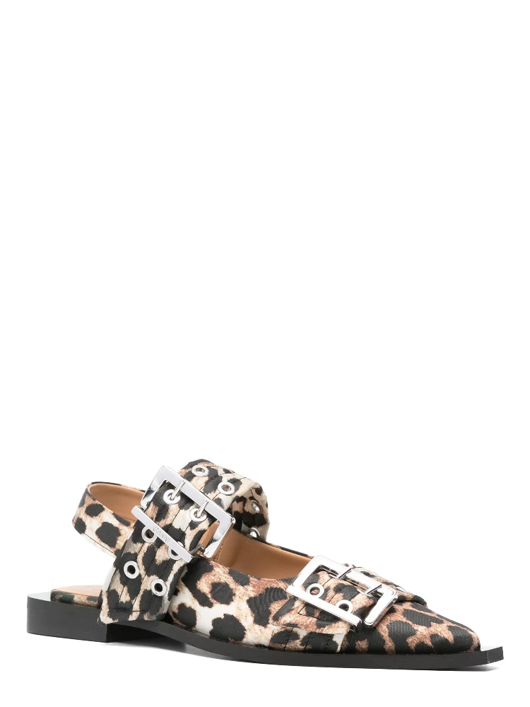 GANNI Flat shoes Brown alternative