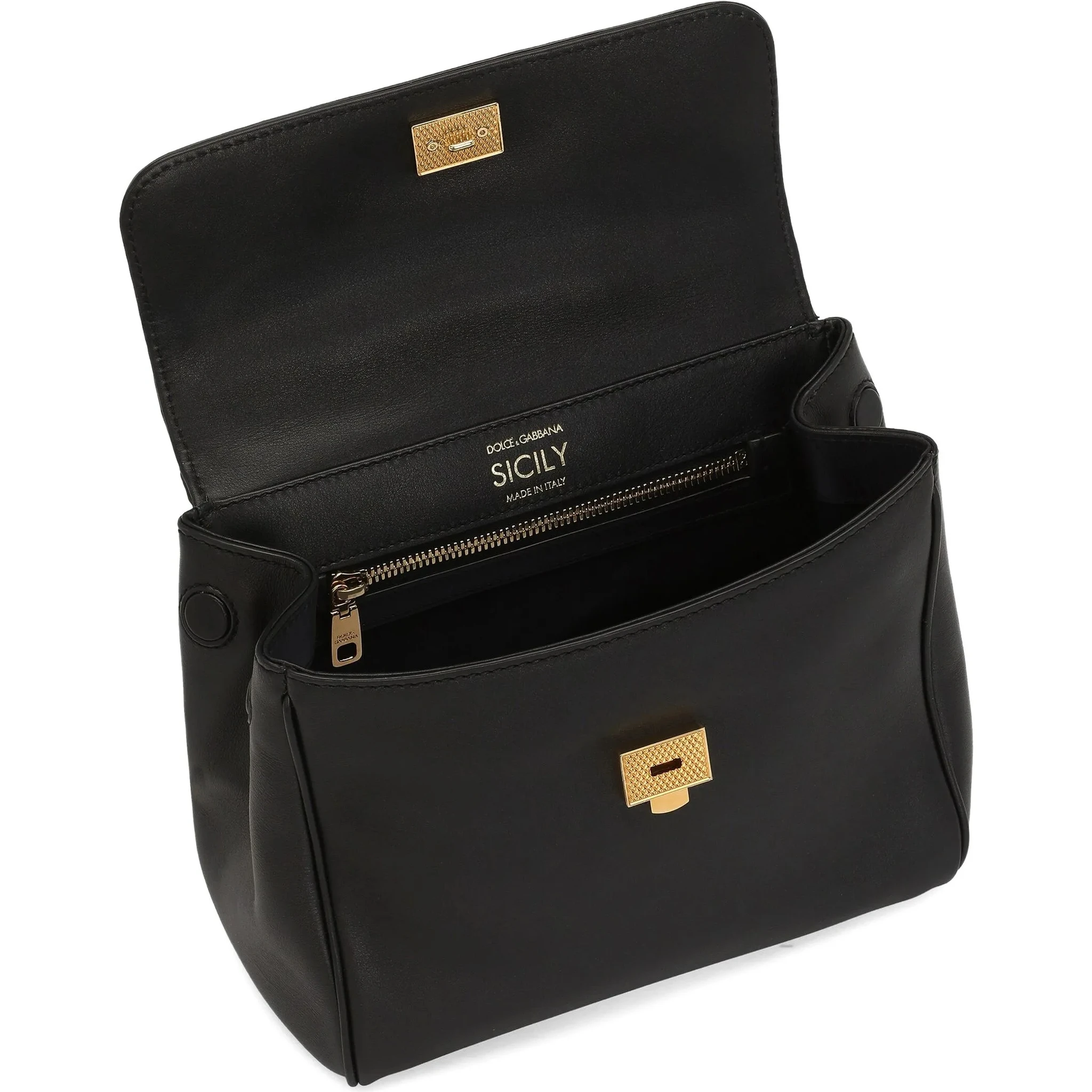 My Sicily leather top-handle bag