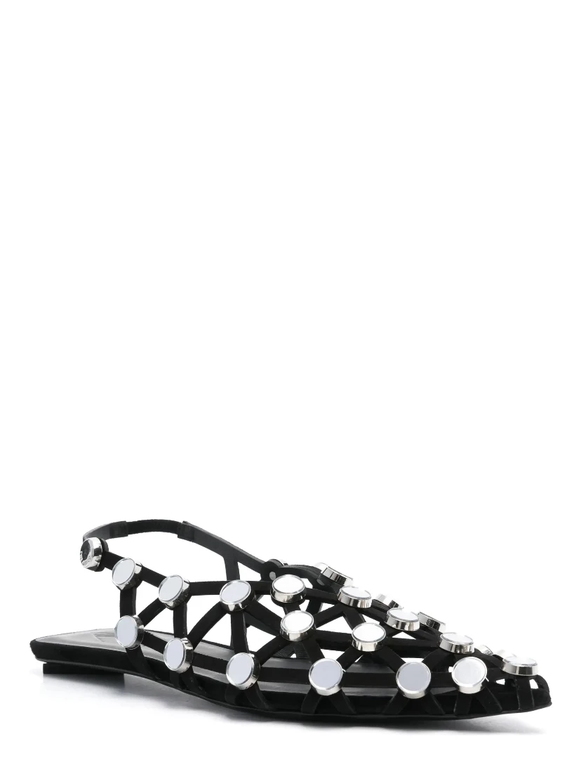 The Attico Flat shoes Black