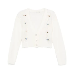 Alessandra Rich Sweaters White