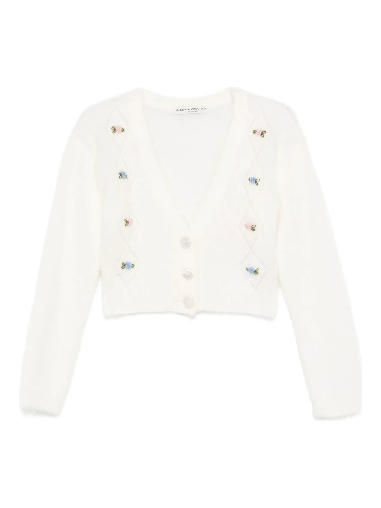 Alessandra Rich Sweaters White