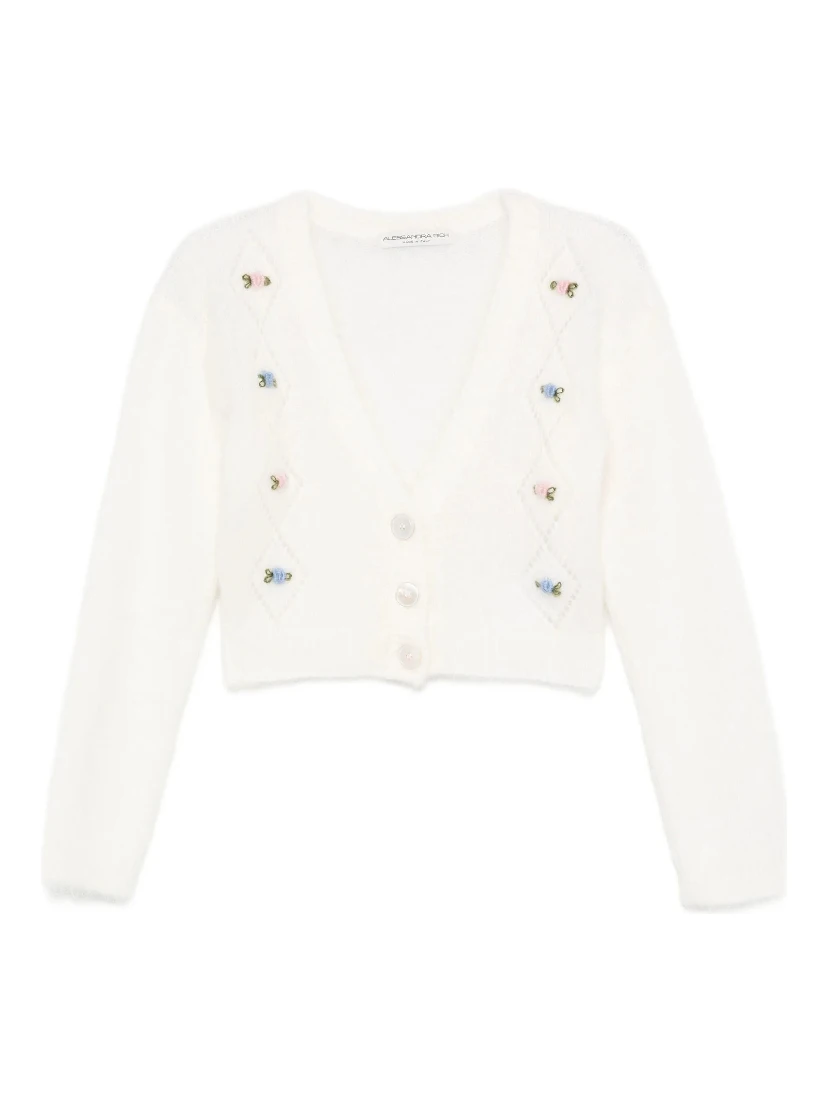 Alessandra Rich Sweaters White